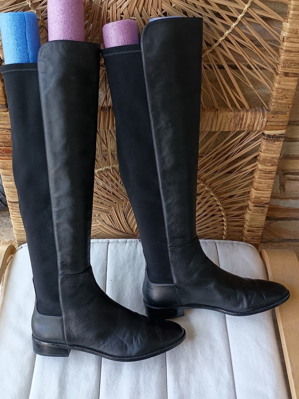 Stuart Weitzman Tall Over-the-Knee Boots in Black_9